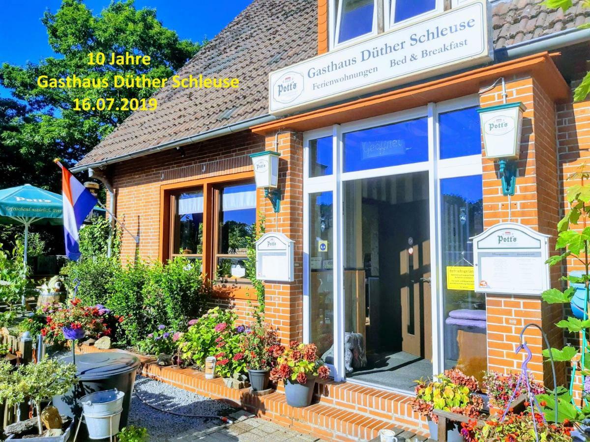 Gasthaus Duether Schleuse Duthe Екстериор снимка